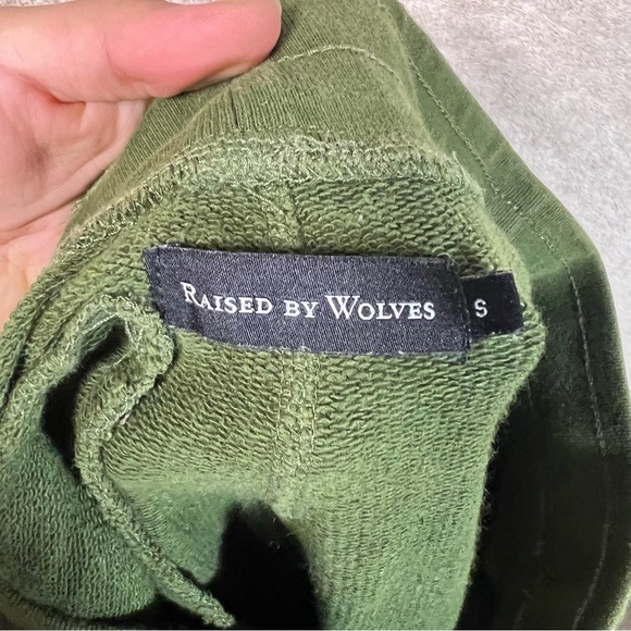 Raised By Wolves Cargo Sweatpant Joggers Mens Small Green 29x28 - Picture 4 of 5